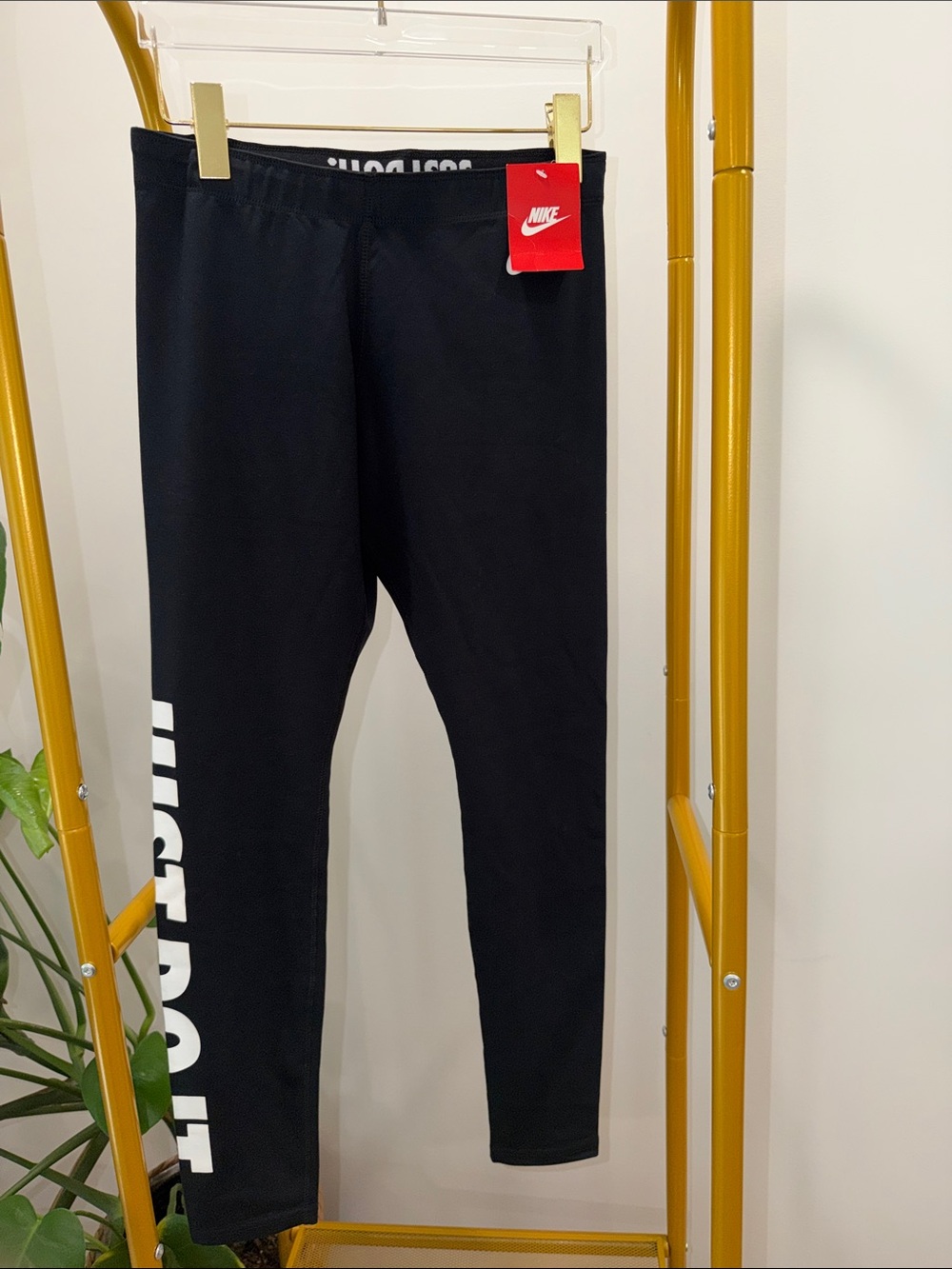 Nike Womens' Black 'Just Do It' Leggings